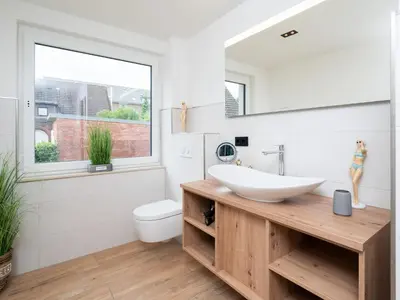 Ein Badezimmer in der Unterkunft Inseltörn Wohnung 2