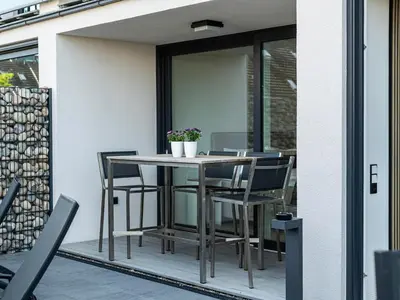 Ein Balkon oder eine Terrasse in der Unterkunft Inseltörn Wohnung 4