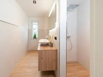 Küche/Küchenzeile in der Unterkunft Inseltörn Wohnung 4