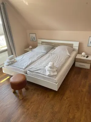 Ein Bett oder Betten in einem Zimmer der Unterkunft Haus Köhler Wohnung 3
