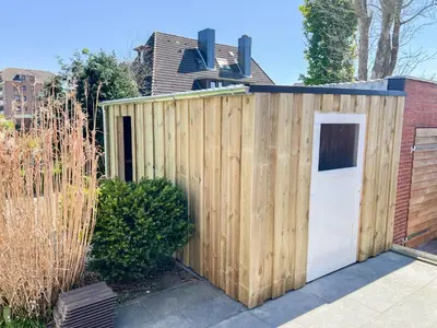 Das Gebäude in dem sich die Ferienwohnung befindet