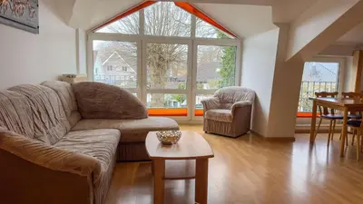 Ein Sitzbereich in der Unterkunft Kamps Schillingshof 2