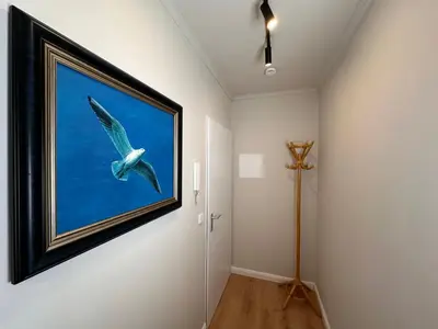Grundriss der Unterkunft Wellen & Wind - Moderne Ferienwohnung mit Meerblick