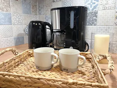 Kaffee-/Teezubehör in der Unterkunft Seaside 53° FeWo 5