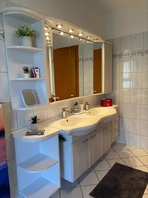 Ein Badezimmer in der Unterkunft Ferienwohnung Hygge und Mee-h-r
