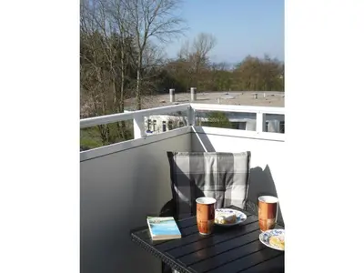 Ein Balkon oder eine Terrasse in der Unterkunft Holiday home in Cuxhaven for 2 people