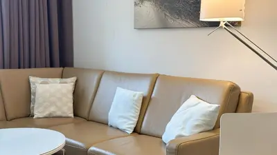 Ein Sitzbereich in der Unterkunft Haus Frauenpreiss 206
