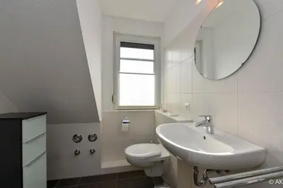 Ein Badezimmer in der Unterkunft Frische Duhner Brise