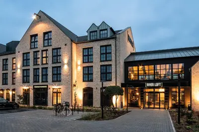 Das Gebäude in dem sich das Hotel befindet
