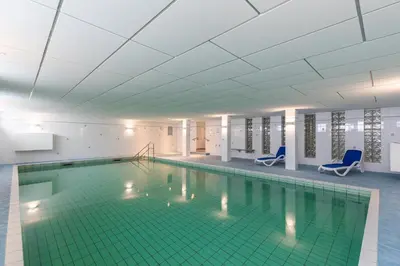 Der Swimmingpool an oder in der Nähe von Haus Rotesand, Whg 127