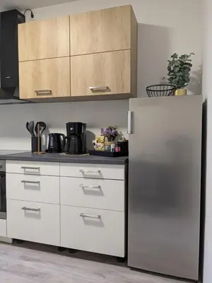 Küche/Küchenzeile in der Unterkunft Werkwohnung in Brunsbüttel Süd