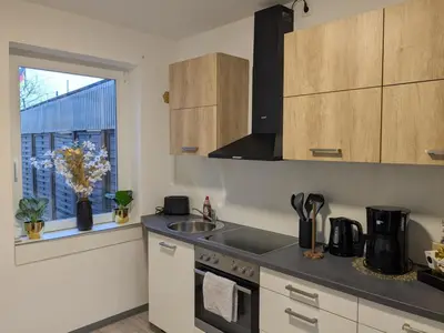 Küche/Küchenzeile in der Unterkunft Werkwohnung in Brunsbüttel Süd