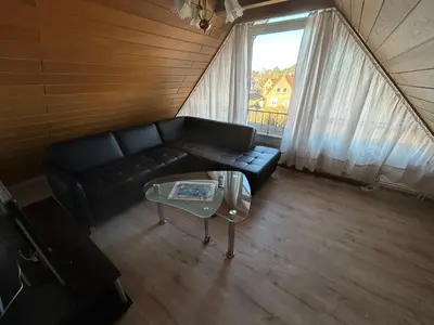 Ein Sitzbereich in der Unterkunft Lotus 3