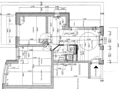 Grundriss der Unterkunft 1-bedroom apartment