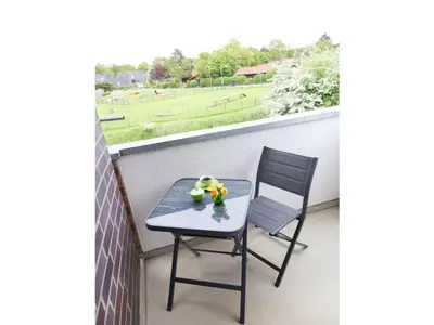 Ein Balkon oder eine Terrasse in der Unterkunft De Kohbloom