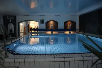 Der Swimmingpool an oder in der Nähe von Apartmenthaus Wattwurm - Mit beheiztem Schwimmbad
