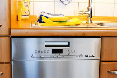 Küche/Küchenzeile in der Unterkunft Haus Nordseebrandung ND62