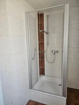 Ein Badezimmer in der Unterkunft Ferienwohnung Alt Otterndorf