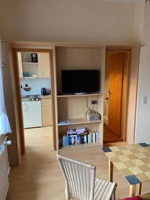 Küche/Küchenzeile in der Unterkunft Kleine Stranddüne