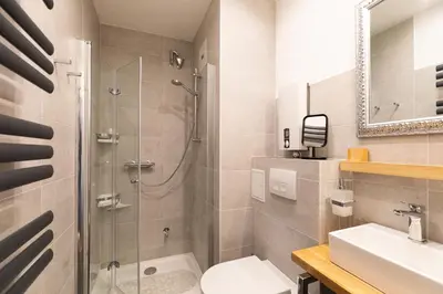 Ein Badezimmer in der Unterkunft Haus Medemsand, Whg 221