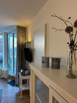 TV/Unterhaltungsangebot in der Unterkunft Haus Hohe Worth, Apartment 110