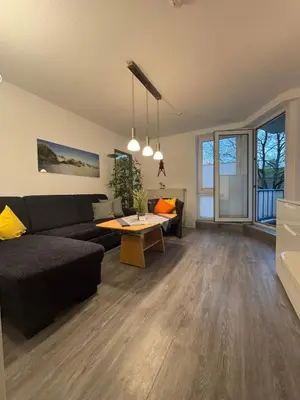 Ein Sitzbereich in der Unterkunft Haus Pavillon, Ferienwohnung 13