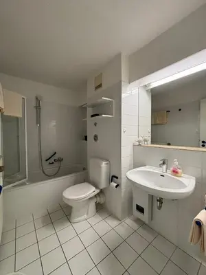 Ein Badezimmer in der Unterkunft Haus Hohe Worth, Apartment 112