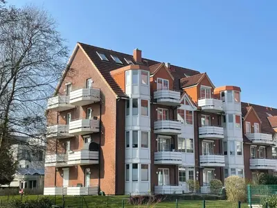 Das Gebäude in dem sich die Ferienwohnung befindet