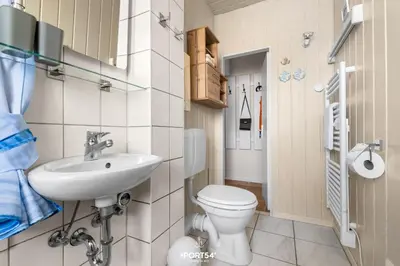 Ein Badezimmer in der Unterkunft Ferienwohnung Auster Büsum