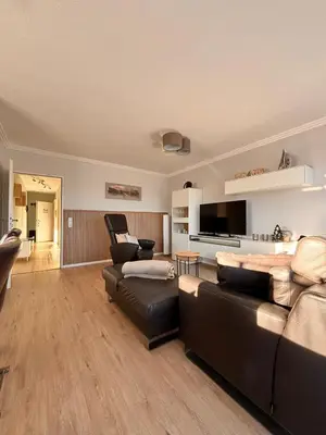 Ein Sitzbereich in der Unterkunft Haus Poseidon, Ferienwohnung POS20