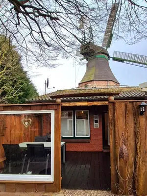 Das Gebäude in dem sich die Ferienwohnung befindet