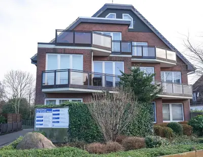 Das Gebäude in dem sich die Ferienwohnung befindet