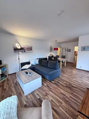 Ein Sitzbereich in der Unterkunft Haus Poseidon, Apartment POS04