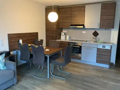 Küche/Küchenzeile in der Unterkunft Hohe Lith, Haus 2, Wohnung 2