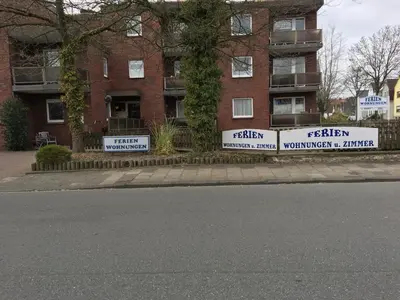 Ein Zertifikat, Auszeichnung, Logo oder anderes Dokument, das in der Unterkunft Haus Elbe -Wohnung 14- Zentral in Döse ausgestellt ist