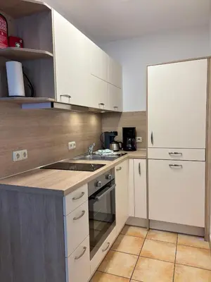 Küche/Küchenzeile in der Unterkunft Haus Poseidon, Apartment POS34