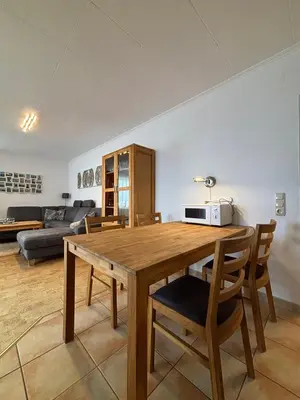 Ein Sitzbereich in der Unterkunft Haus Poseidon, Apartment POS34