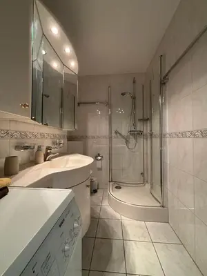 Ein Badezimmer in der Unterkunft Haus Poseidon, Apartment POS35
