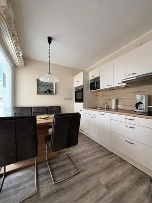 Küche/Küchenzeile in der Unterkunft Haus Poseidon, Apartment POS35