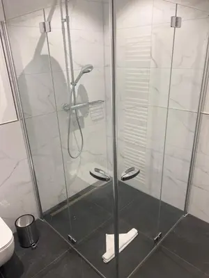 Ein Badezimmer in der Unterkunft Duhner Spitze Wohnung 12