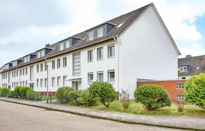 Das Gebäude in dem sich die Ferienwohnung befindet