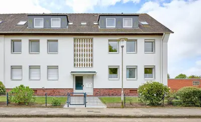 Das Gebäude in dem sich die Ferienwohnung befindet