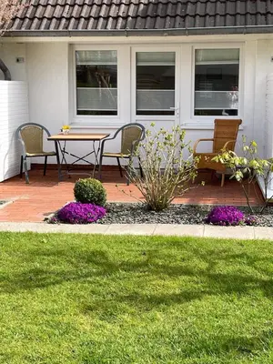 Ein Garten an der Unterkunft 