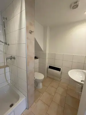 Ein Badezimmer in der Unterkunft 