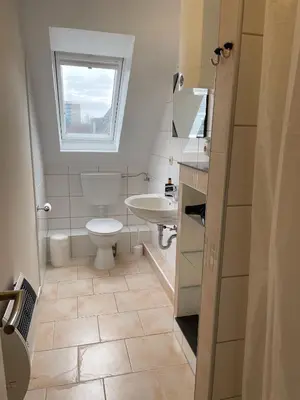 Ein Badezimmer in der Unterkunft 