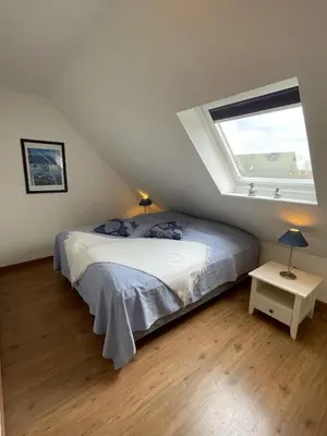 Ein Bett oder Betten in einem Zimmer der Unterkunft 