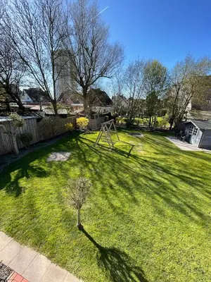 Ein Garten an der Unterkunft 