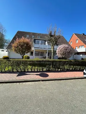 Das Gebäude in dem sich die Ferienwohnung befindet