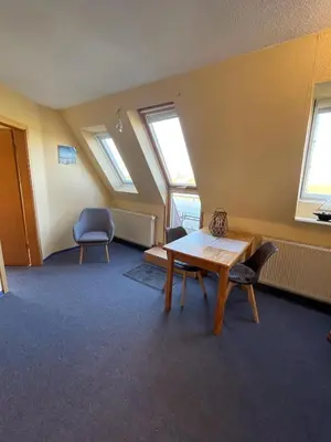 Ein Sitzbereich in der Unterkunft 