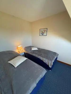 Ein Bett oder Betten in einem Zimmer der Unterkunft 